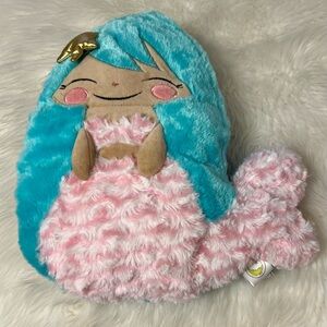 Animal Adventure Soft Landing Backflips Two Sided Mermaid & Narwal 13" Plush Toy